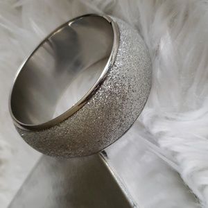 Silver Glitter Bracelet